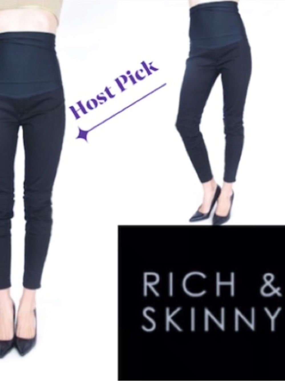 Rich & Skinny Dark Wash Maternity Jeans